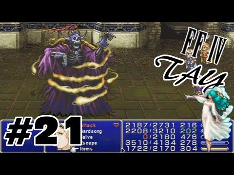 Let's Play: FFIV ~ The After Years -BLIND- The Crystals #21 - Wrath of the Lich King