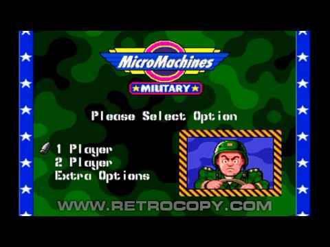 MicroMachines Military Megadrive