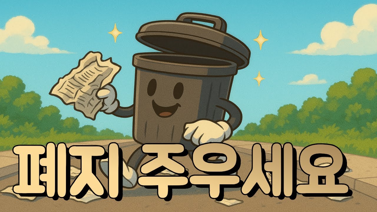 폐지 주워서 돈 버세요