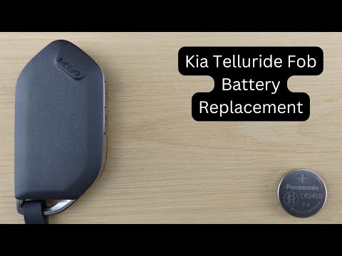 How To Replace or Change Kia Telluride Remote Key Fob Battery 2023 - 2024