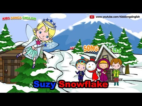 Kids learn English through songs: Suzy Snowflake  | Kid Song | Elephant English