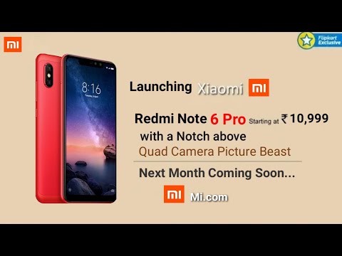 Redmi Note 6 Pro Coming to India on 22 November | Redmi note 6 pro price and launch date India