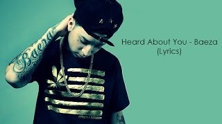Heard About You - Baeza (Lyrics)