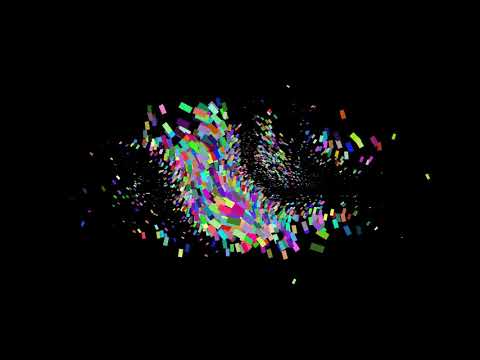 [openframeworks] Flow Field - A school of square -