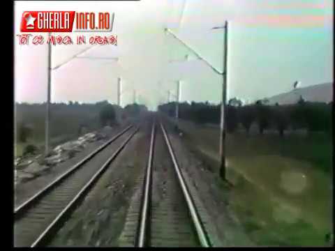 In 1987 tren rapid cu 120 km/ora Dej - Gherla - Cluj