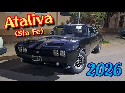 1º Encuentro nocturno de autos y motos en Ataliva (Santa Fe) 17/01/26  #automobile #classic #carshow