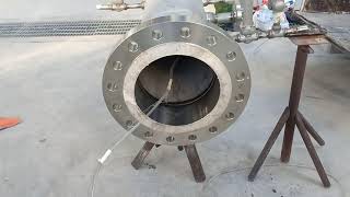 Stainless steel pipe: how to purging for field pipe joint at site?