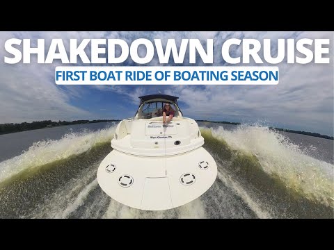 SHAKEDOWN CRUISE | First Boat Ride of Boating Season on our Sea Ray