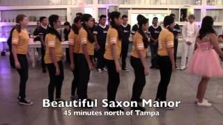 Tampa area Quinceanera at Saxon Manor in Brooksville, FL. Barn, banquet room