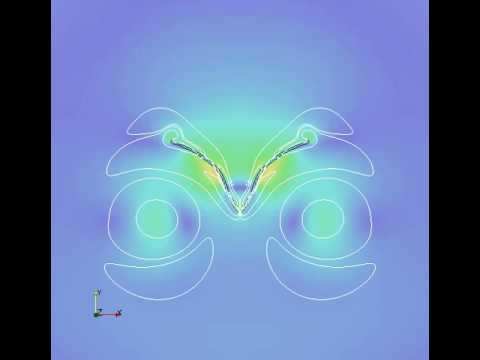 2D flapping of flexible insect wings