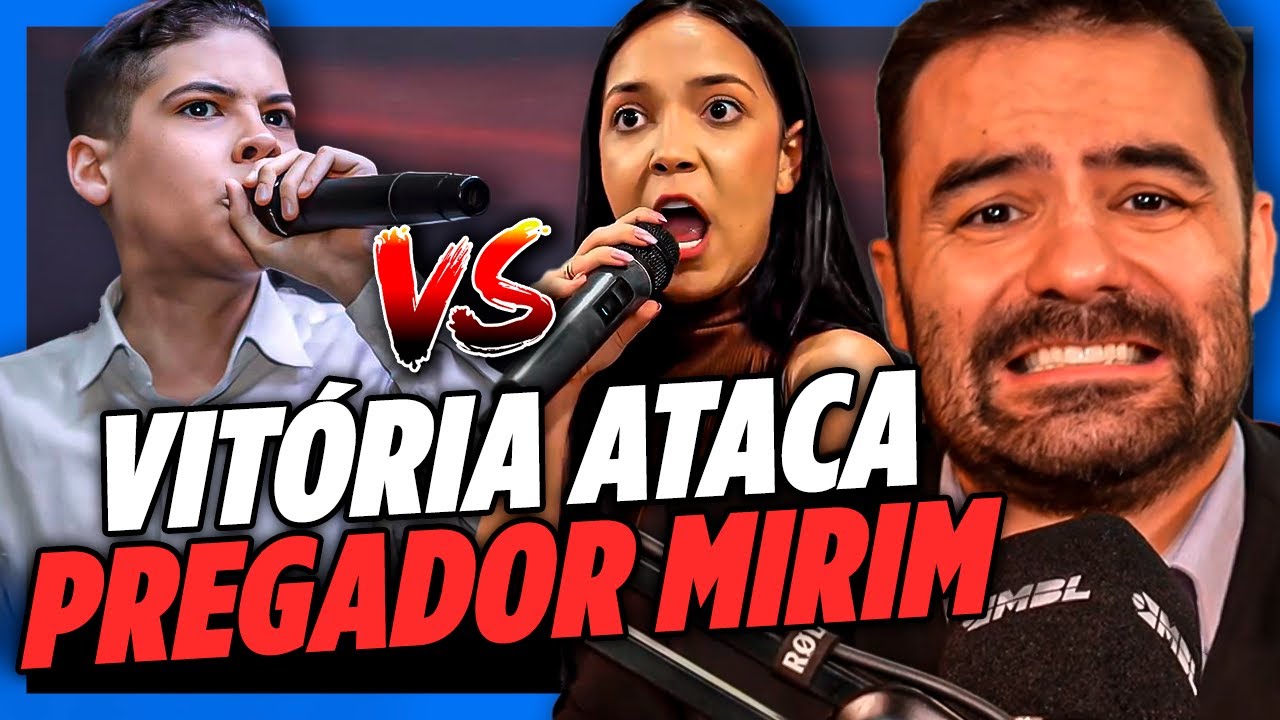 PASTORA VITÓRIA VAI PRA CIMA DO PREGADOR MIRIM | Cortes do @MBLiveTV