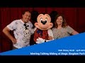 Meeting Talking Mickey Magic Kingdom Walt Disney World