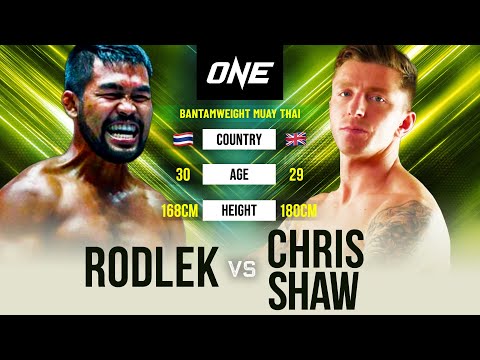 MUAY THAI MADNESS | Rodlek vs. Chris Shaw | Full Fight Replay