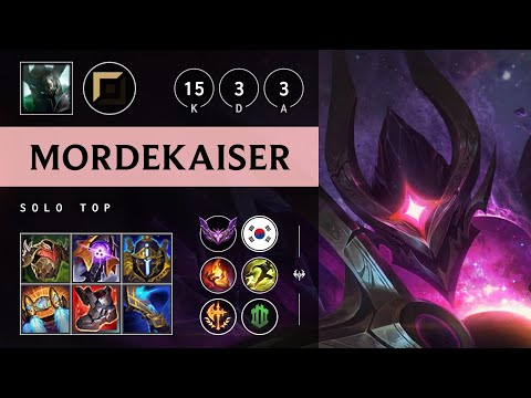 Mordekaiser Top vs Darius - KR Master Patch 25.21