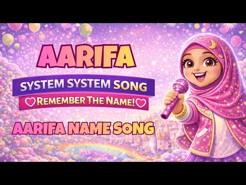 AARIFA – Remember The Name | System System Song | AARIFA Name Song 🎶