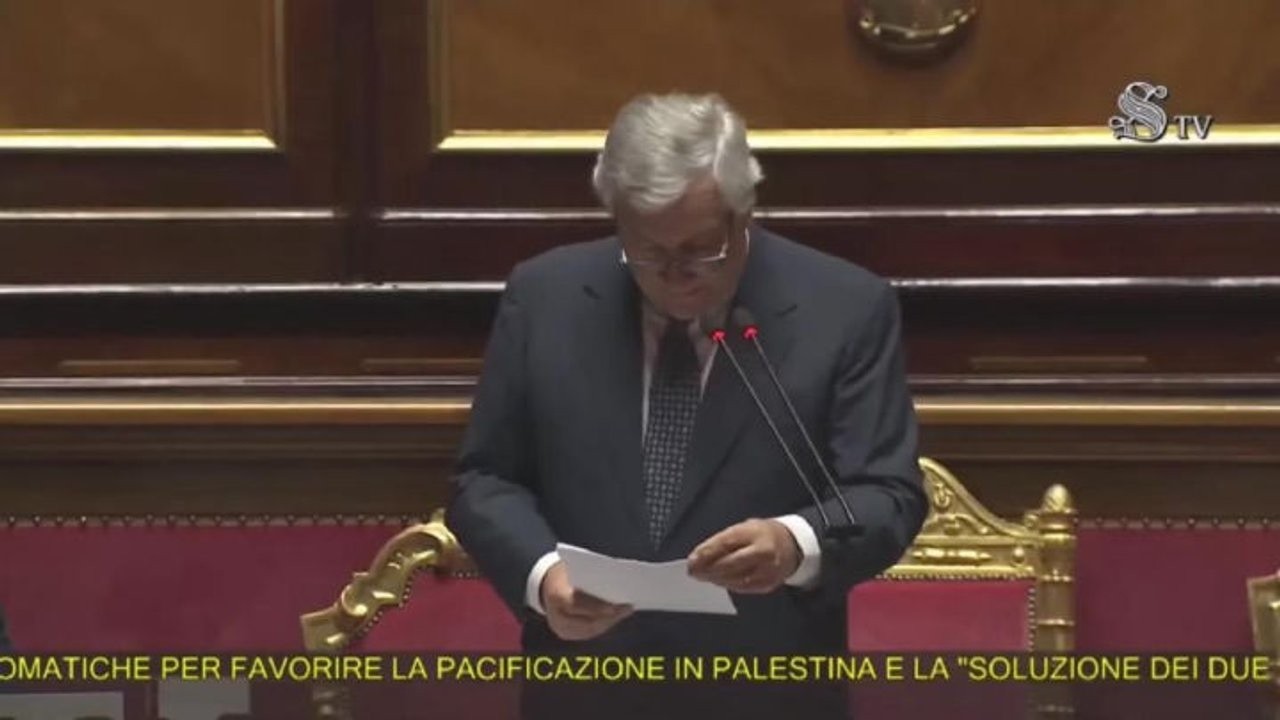 Tajani: In Italia formiamo la classe dirigente del futuro Stato palestinese