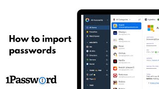 1Password: How To Import Passwords Tutorial 2024