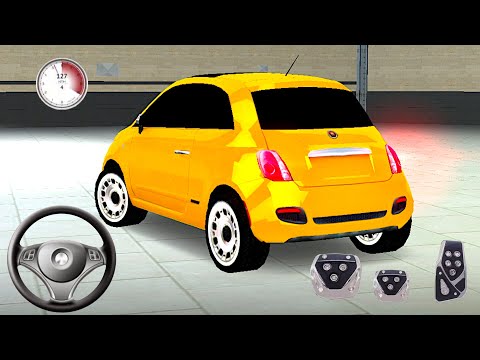 Drive For Speed Simulator   Car Driving    Fiat 500 Cinquemila Yellow Drift Race  Android GamePlay