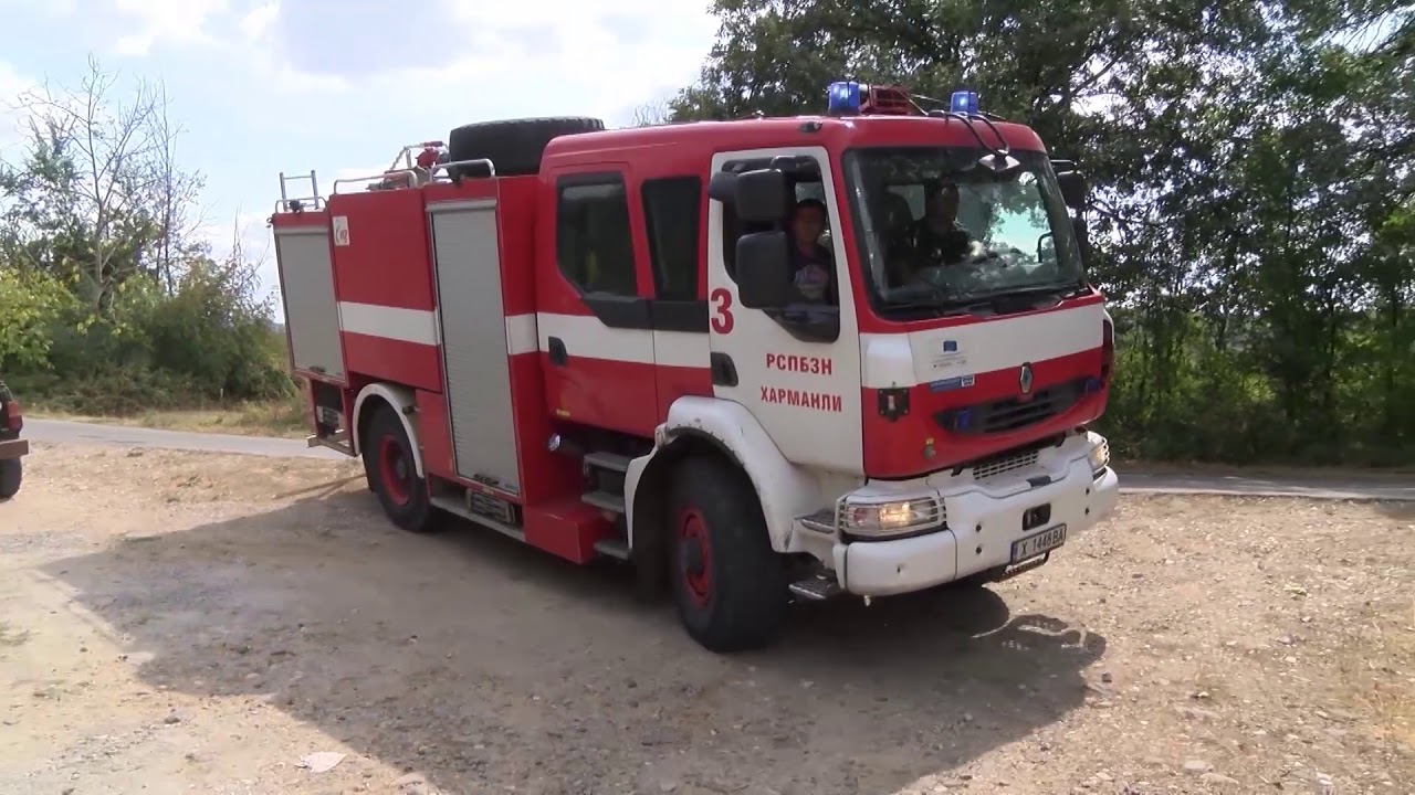 Областната противопожарна служба е на крак в разгара на жътвената кампания