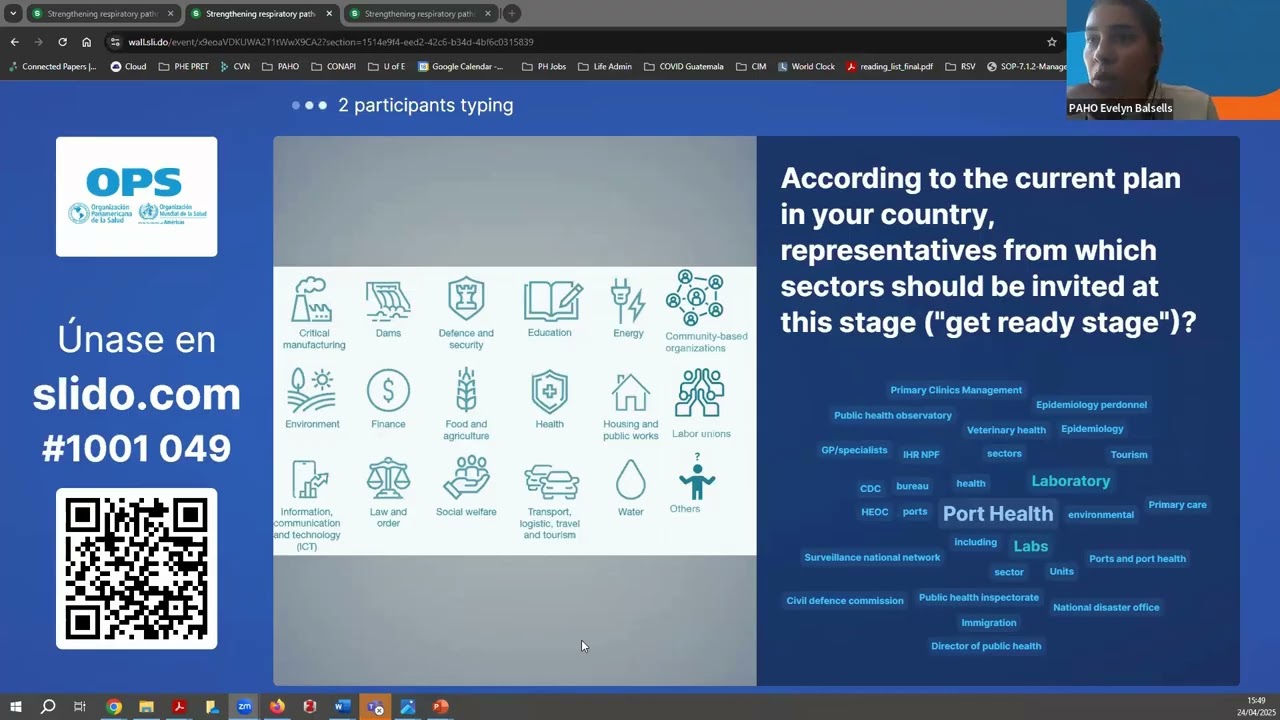 Emergency Coordination - Strengthening Respiratory Pathogens Pandemic Preparedness