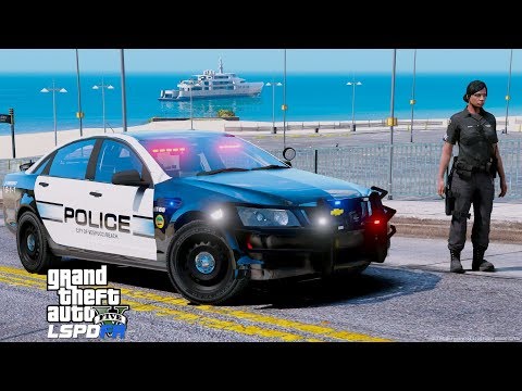 GTA 5 LSPDFR Police Mod #628 She Took Her Top Off The Caprice - Beach Patrol