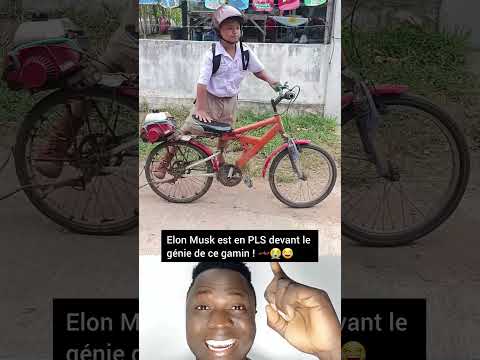 Elon Musk n'a qu'à bien se tenir ! 😭 Submersible ❌ Vélo-fusée 🚀 #shorts #drole role #humour