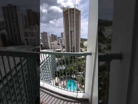 Linda vista do 18º andar do Sheraton Princess - Waikiki Honolulu #shorts