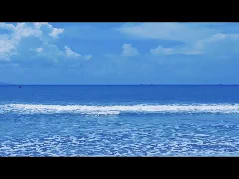 Fall Asleep with Powerful Waves at Night on Museddu Beach - Ocean Sounds for Deep Sleeping