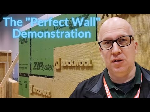 The "Perfect Wall" with ROCKWOOL and Huber Zip System at IBS 2022