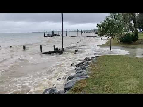 10-29-21 Piney Point, MD - Flooded Homes from Highest Water Crest in a Decade