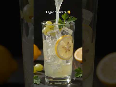 Detox napitak od belog grožđa peršuna limuna i kokosove vode 🍇🌿