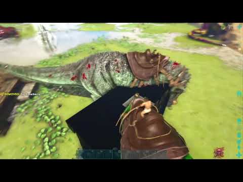 Dicki the Paraceratherium tank Giga proof (Nearly). Indigo Leauge v Pooper Squad scrubs.