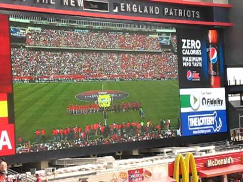 Gillete Stadium USA vs Spain soccer friendly