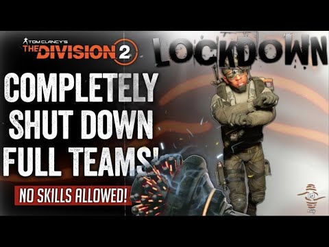 The Division 2 - Another META COUNTER Emerges! Control The Battlefield With Back 2 Back Skills!