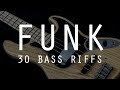 30 Funk Bass Riffs by Bruno Tauzin