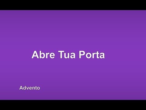 Abre Tua Porta video