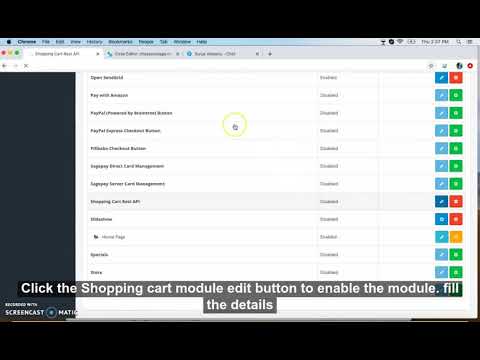 Opencart Mobile App - Setup
