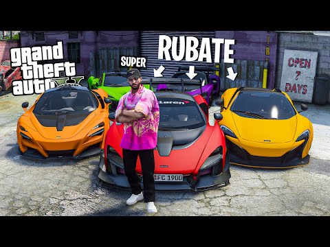 I STEAL ALL the MCLARENS from the DEALER in GTA 5!