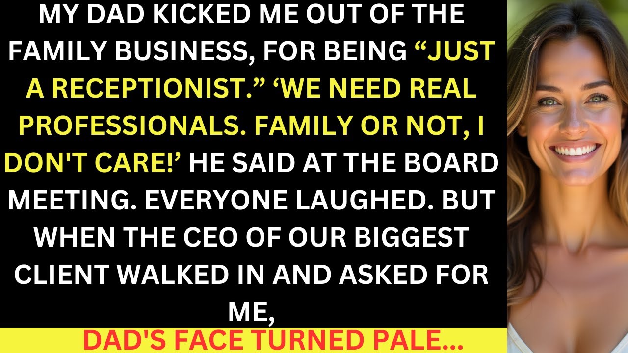 Dad Fired Me For Being "Just A Receptionist." He Didn't Care About Family, But He Had No Idea That..