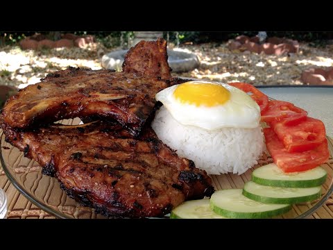 Grilled Lemongrass Pork Chops