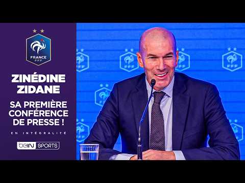 🎙️ Zinédine Zidane nouveau sélectionneur de l'équipe de France : sa première conférence de presse !