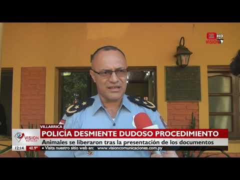 Director de Policía de Guairá desmintió supuesto procedimiento policial irregular