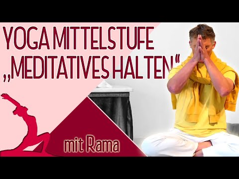 Yogastunde "Meditatives Halten" mit Rama  - Yoga Vidya Mittelstufe Live 09:15 Uhr 11.04.2021