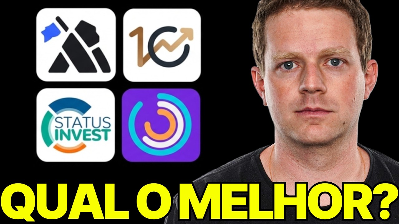 QUAL O MELHOR APP PARA INVESTIMENTOS em 2026? Status Invest, Kinvo, Investidor 10, Gorila…