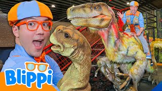 Blippi Explores Jurassic Quest! 🦖