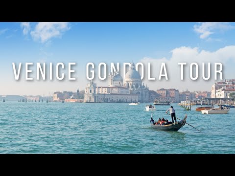 Venice Gondola Tour at Dawn | Peaceful Canal Ride with Ambience 4K