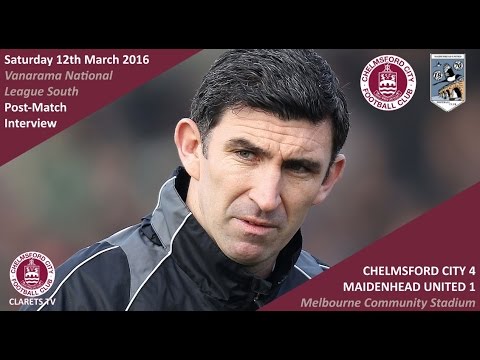 Maidenhead United Reaction: Kevin Maher and Rob Girdlestone