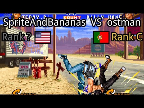 Real Bout Fatal Fury 2: SpriteAndBananas (US, Rank ?)  vs ostman (PT, Rank C)