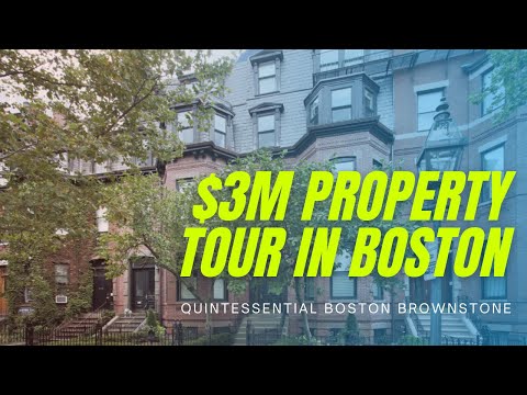 Tour of Spectacular $3M Brownstone in the Heart of Boston's Back Bay Neighborhood
