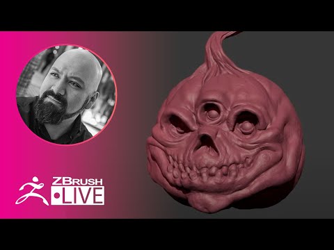 Creating a Jack-o'-Latern on the Fly with ZBrush! - Miguel Guerrero - Part 1